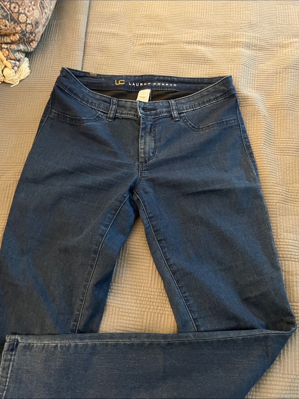 LC Lauren Conrad Dark Indigo Skinny Jeans